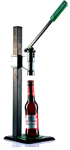 Bench Bottle Capper Tool, Manual Beer Bottle Capping Machine with Non-Slip Pad, Adjustable Height, for Homebrew Soda Soft Drink Home Brew Beer