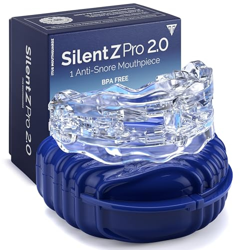 Itus Mouthguardz: SilentZPro 2.0 - USA Designed & FDA-Cleared Anti Snore Mouthpiece - Fully Adjustable Anti Snore Mouth Guard - Professional Patented Anti Snore Device, Large