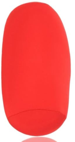 Kissen für den Nacken, Perlenkissen, flexibles Körperkissen, Bohnenkissen, rundes Nackenrollen-Zylinder-Nackenkissen, Microbead Rollenkissen Microbead Rollenkissen Kleines für den Schlaf zu Hause(Rot)