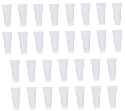 Mikinona 30-delars Reseflaskset Necessärkit 10ml Frostade Pressflaskor För Kosmetika Läckagesäker Bärbar Sminkbehållare För Resor
