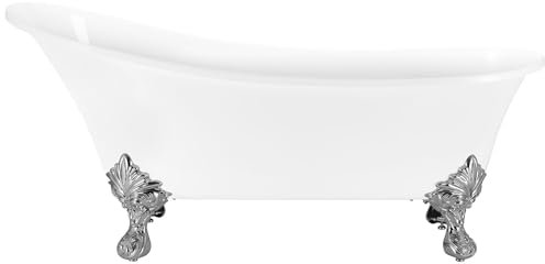 Rea Vasca da Bagno freestanding Sparta 175 x 70 x 79 cm Vasca autoportante in Acrilico (Bianco)