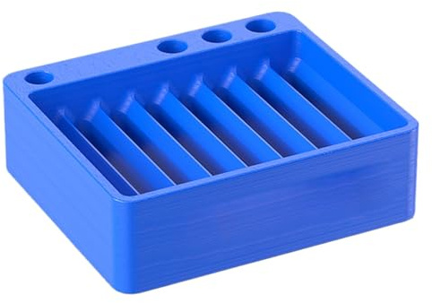 Spoke Storage Box - Soporte para gorras de spoke particionadas | Caja de almacenamiento para bicicletas | Organizador de almacenamiento Spoke | Caja de herramientas portátil de clasificación rápida