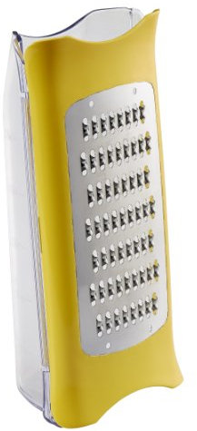 Moulinex K0870414 Fresh Kitchen Râpe Manuelle à Réservoir Acier Jaune