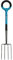 Radius Garden 20301 PRO Ergonomic Stainless Steel Digging Fork, Blue