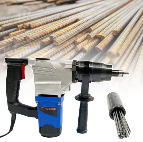 Scrostatore Ad Aghi Ad Alta Potenza Da 1100 W, Scrostatore Ad Aghi Di Livello Industriale, Scrostatore Elettrico Ad Aghi, Per La Rimozione Di Ruggine, Scorie E Vernice,220v