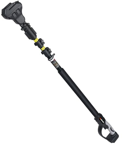 Kebtek Lungo manico telescopico Estensione per cesoie elettriche, asta telescopica 4,2-8,2 ft per potatura batteria giardinaggio albero ramo alto raggio di taglio esteso B0 poli