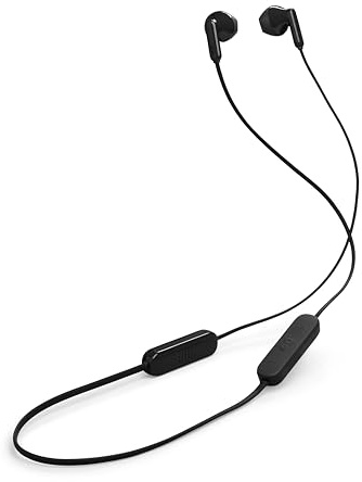 JBL Tune 235BT - Wireless Earbud Headphones with Up to 25-Hour Battery Life with Speed Charge, Multi-Point Connection and Google Fast Pair, Hands-Free Calls, IPX4 Water Resistant Design (Black)