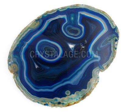 Agate Slice Blue - Mini (20x40mm)