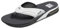 Reef Men's Sandals Fanning | Bottle Opener Flip Flops for Men, Grey/White, 13
