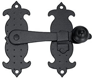 Imex El Zorro B-73969 Tür- / Fensterriegel 110 mm, Grundplatte 35 x 95 mm, Steg 25 mm