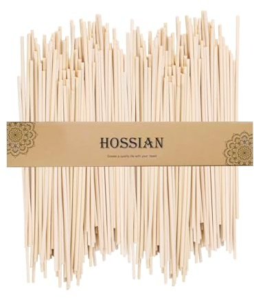 HOSSIAN 9 Inch Reed Diffuser Sticks, 20pcs Natural Rattan Sticks Oil Diffuser Sticks Diffuser Sticks Refill