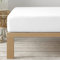 Degrees home - Collection - Sábana Bajera 90 x 190 x 33- Ajustable - Microfibra de poliéster cepillada - Blanco