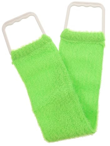 PENIKOKO Frotte Dos Bain Double Face en Polyester pour Exfoliation Profonde, Bande Exfoliante pour Peau Tonifiée et Circulation Sanguine Activée Bain Couleur Aléatoire