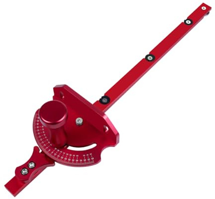 Calibro obliquo di precisione, calibro obliquo per da tavolo | Calibro per troncatrice in lega di alluminio per da tavolo di precisione - Misuratore di allineamento versatile per la lavorazione del le