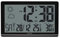 Explore Scientific RDC8001 Orologio da Parete Jumbo Radio-Controllato,visualizza temperatura interna/esterna, 1 Sensore incluso, Previsioni del Tempo ad icone, nero