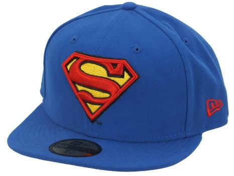 New Era Cap Character Basic Superman, Blue, 7 1/2, 10862337