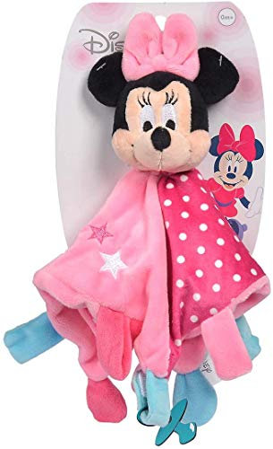 Simba 6315876398 - Disney Minnie 3D Schmusetuch, 42cm, Plüschfigur, Babyspielzeug, ab den ersten Lebensmonaten geeignet