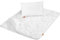 sleepling 197123 Kinder Betten Set | Kinderkopfkissen Kissen 40 x 60 cm + Bettdecke 100 x 135 cm 4-Jahreszeiten | Mikrofaser Decke | Ökotex | Wärmeklassengarantie | Made in EU, weiß
