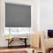 Verdunklungsrollo ohne Bohren Rollos für Fenster B60 x H120 cm (Stoffbreite 55cm) Dunkelgrau Thermo Rollo Klemmfix Verdunkelungsrollo Seitenzugrollo Sicht-und Sonnenschutz Wandmontage