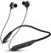MAS CARNEY Wireless Bluetooth in-Ear Earphones BI2，Neckband Magnetic Headphones with Microphone Dual Drivers for Phone Call Music Running Sports Gym, Black
