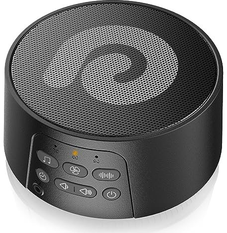 Dreamegg Macchina Rumore Bianco - D3 Pro Rumori Bianchi per Neonato con 29 Suoni HiFi Rilassanti, Macchina Rumori Bianchi Portatile per Adulti con Ricaricabile via USB, Presa per Cuffie, Timer