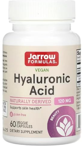 JARROWS Jarrow Formulas - Hyaluronic Acid | Skin Hydration and Joint Support - 60 Veggie Capsules
