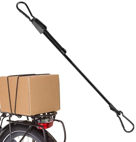 manhegari Bungee Cords Heavy Duty Outdoor Carabiner Bungee Cord, Cable elástico ajustable con gancho de mosquetón, correas elásticas resistentes a los rayos UV con clips, cuerda de equipaje exterior