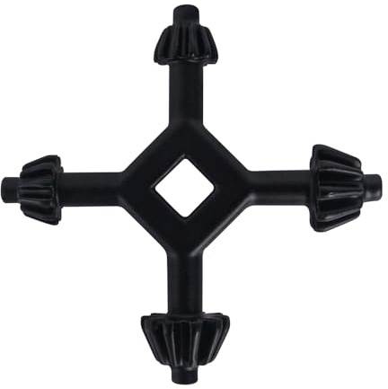 4-in-1 Drill Chuck Key - Universal Chuck Key for Electric Drill - Multifunctional Steel Chuck Key for Tightening and Loosening - Fits Most Power Tools (12.7mm-14mm-16mm-16.5mm)