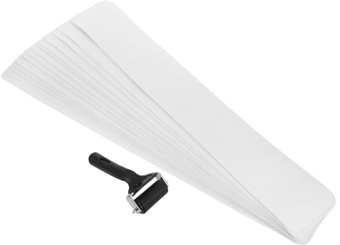POPETPOP Strisce Antiscivolo Autoadesive Trasparenti per Bagno e Scale 15 Pezzi 10X61 CM con Rullo Nastro di Sicurezza ad Alta Trazione per Pavimenti Bagnati Gradini in Legno e Piscine