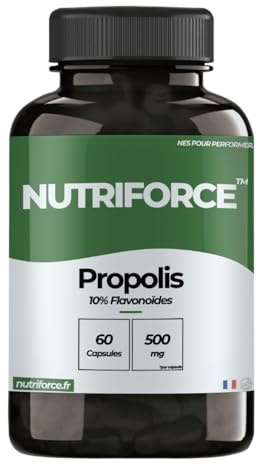 Propoli – Difese Immunitarie, Gola e Pelle – Antiossidante Naturale – Integratore – Prodotto in Francia