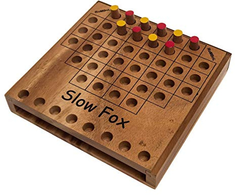 ROMBOL Slow Fox (Hartmut Kommerell, Deutschland, 2014) Holzspiel, Taktikspiel und Strategiespiel für 2 Personen