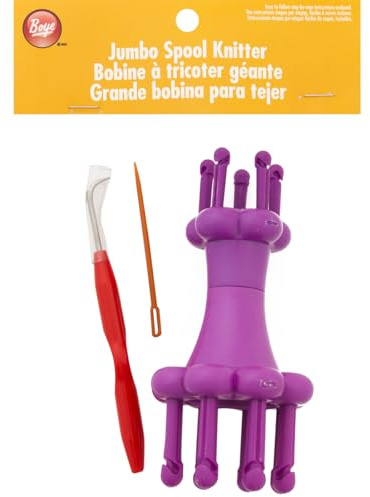 Boye Loom Craft Kit Jumbo Spool Knitting Set