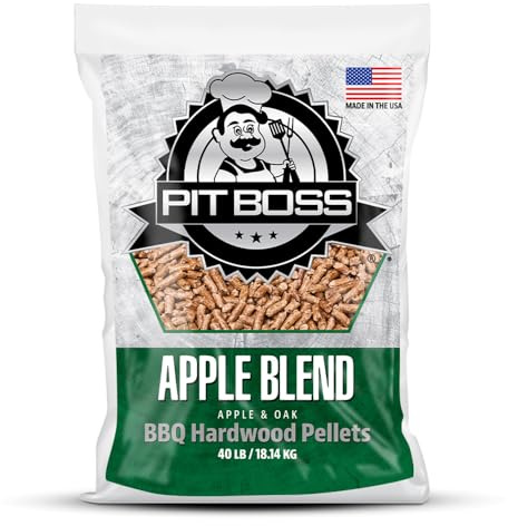 Pit Boss 40 lb Apple Blend Hardwood Pellets, Brown