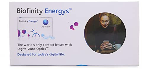 Cooper Vision Biofinity Energys Monatslinsen weich, 3 Stück / BC 8.6 mm / DIA 14.0 mm / 0 Dioptrien