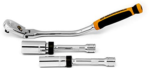 GEARWRENCH 3 Pc. 3/8 Drive 90 Tooth Spark Plug Ratchet Set - 81229T