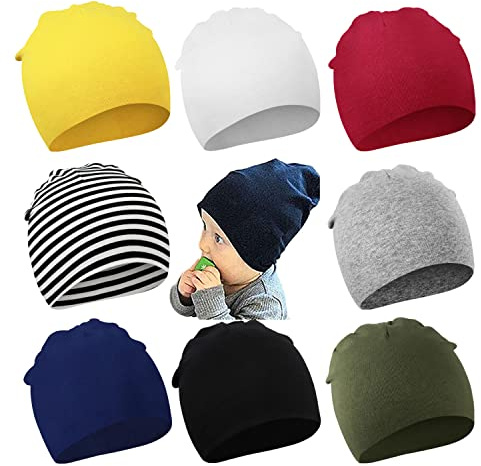 DRESHOW Bébé Bonnet Nouveau-né Bambin Doux Mignon Tricoté Chapeau pour Bébés Garçons Child Casquette Bonnets, 2-6 Ans