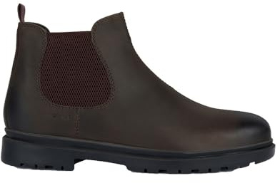 Geox U Andalo, Stivale alla caviglia Uomo, Coffee Bordeaux, 43 EU