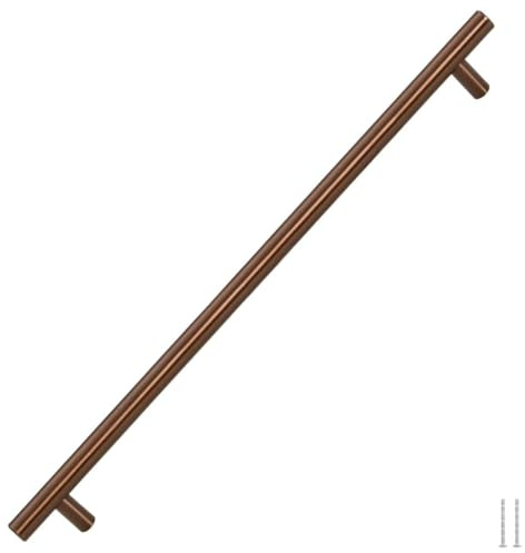 Poignées d armoire 5 pcs bronze 480 mm acier inoxydable