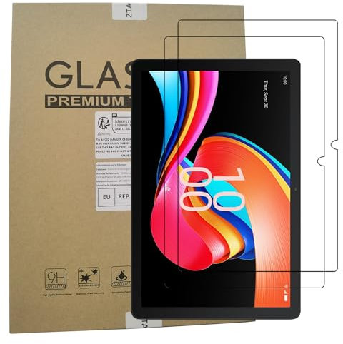 ZTAOOPOU (2 Pezzi Vetro Temperato Per TCL Tab 10L Gen2 / Tab 10L LTE Gen3 (10.1) Protezione Schermo HD Trasparente Pellicola Protettiva TCL Tab 10V Vetro Temperato