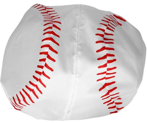 MAGICLULU Stofftiertasche Aus Segeltuch Aufbewahrungstasche Für Spielsachen Ersatzbezug Für Sitzsack Sitzsackbezug Mit Baseballmuster Bequeme Sitzgelegenheit Für Kinderzimmer