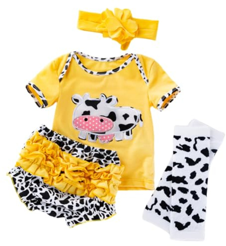 HEALSOPTHY Set Abbigliamento Per Bambole 50-55 Cm Maglietta, Fascia Chioma, Pantaloni e Calze, Vestiti Per Bambole a Tema Cartoni Animati, Abito Decorativo Per Bambola, Adatto Per Regali e Collezioni