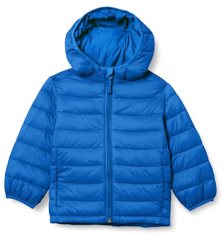 Amazon Essentials Boy's Lightweight Water-Resistant Packable Hooded Puffer Jacket