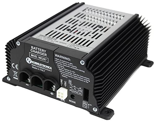 Nordelettronica – Chargeur de batterie – 12 V – 21 A – Transformateur 21 A NE287 – Pour camping-car, caravane, bateau