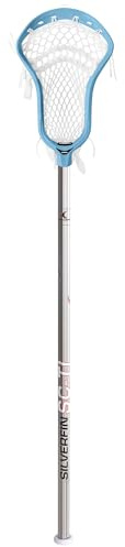Silverfin Mens Complete Lacrosse Stick with Mesh Pocket | Youth Lacrosse Stick: Smooth, Lightweight & Durable with Sturdy Construction | Kids Lacrosse Sticks | Boys Lacrosse Stick