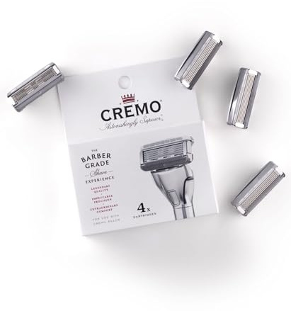 CREMO - Lames de Rasoir | Pack de 4 Recharges