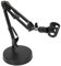 Fockety Support de Bras de Microphone, Professionnel Angle Réglable Rotation Libre Bras de Microphone Gain de Place Pied de Micro avec Trou de Vis 1/4 pour la Diffusion en Direct