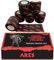 ARES – Kohäsives Tape für Crosstraining, Gymnastik und Krafttraining – Selbsthaftendes elastisches Band ohne Klebstoff, verbesserter Grip – 6 Rollen (4,5 m x 5 cm, Schwarz)