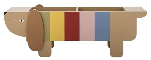 Bloomingville [DL] Charlie Bücherständer, Braun, MDF; L108xH32xW37 cm