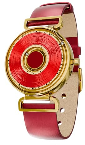 Magneto Watch Bella Gold Red Armbanduhr für Frauen