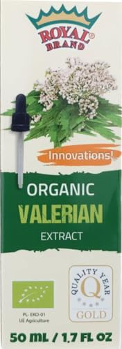 Extracto de valeriana orgánico Gotas de extracto líquido 50 ml Suplemento dietético - Vegano